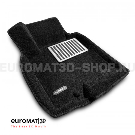 Текстильные 3D коврики Euromat3D Lux в салон для Infiniti FX,QX70 (2008-2014/2015-) № EM3D-002802