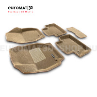 Текстильные 3D коврики Euromat3D Business в салон для Volvo S 80 (2006-) № EMC3D-005507T Бежевые Текстильные 3D коврики Euromat3D Business в салон для Volvo S 80 (2006-) № EMC3D-005507T Бежевые