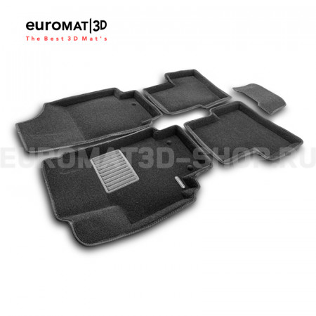 Текстильные 3D коврики Euromat3D Business в салон для Hyundai Creta (2016-2020) № EMC3D-002728 Текстильные 3D коврики Euromat3D Business в салон для Hyundai Creta (2016-2020) № EMC3D-002728