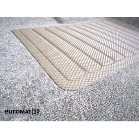 Текстильные 3D коврики Euromat3D Business в салон для Toyota Rav 4 (2006-2013) № EMC3D-005126T Бежевые