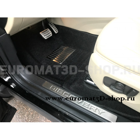 Текстильные 5D коврики с высоким бортом Euromat3D в салон для Land Rover Discovery Sport (2015-) № EM5D-003107