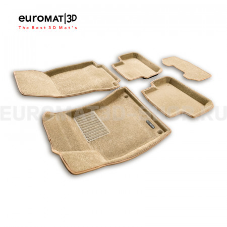 Текстильные 3D коврики Euromat3D Business в салон для Mercedes CLA-Class (C118) (2019-) № EMC3D-003510T Бежевые Текстильные 3D коврики Euromat3D Business в салон для Mercedes CLA-Class (C118) (2019-) № EMC3D-003510T Бежевые