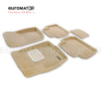 Текстильные 3D коврики Euromat3D Lux в салон для Mitsubishi Outlander (2012-2023) № EM3D-003609T Бежевые Текстильные 3D коврики Euromat3D Lux в салон для Mitsubishi Outlander (2012-2023) № EM3D-003609T Бежевые