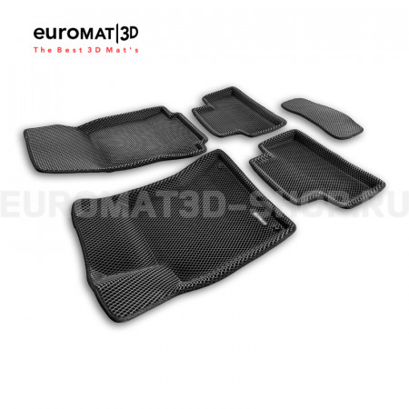 3D коврики Euromat3D EVA в салон для Mercedes GLA-Class (H247) (2020-) № EM3DEVA-003523