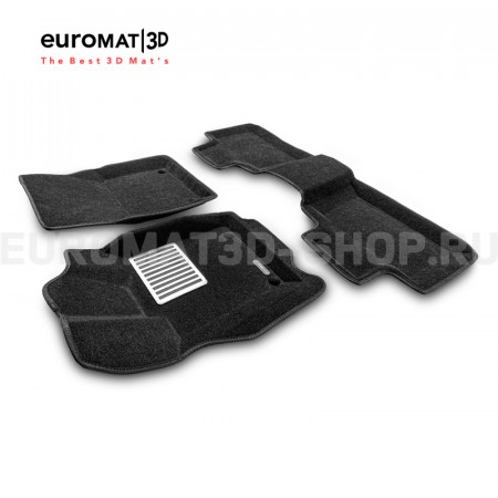 Текстильные 3D коврики Euromat3D Lux в салон для Dodge Durango (2010-2020) № EM3D-002760