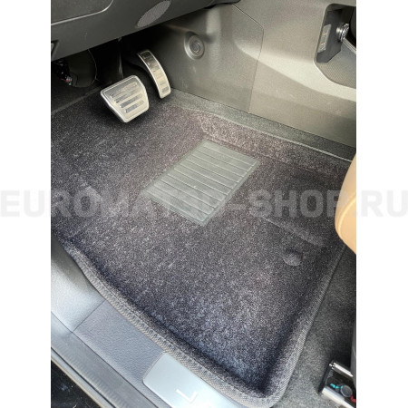 Текстильные 3D коврики Euromat3D Business в салон для Jetour T2 (2023-) № EMC3D-000023