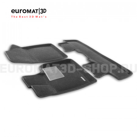 Текстильные 3D коврики Euromat3D Business в салон для BYD SONG PLUS (2020-) № EMC3D-001250